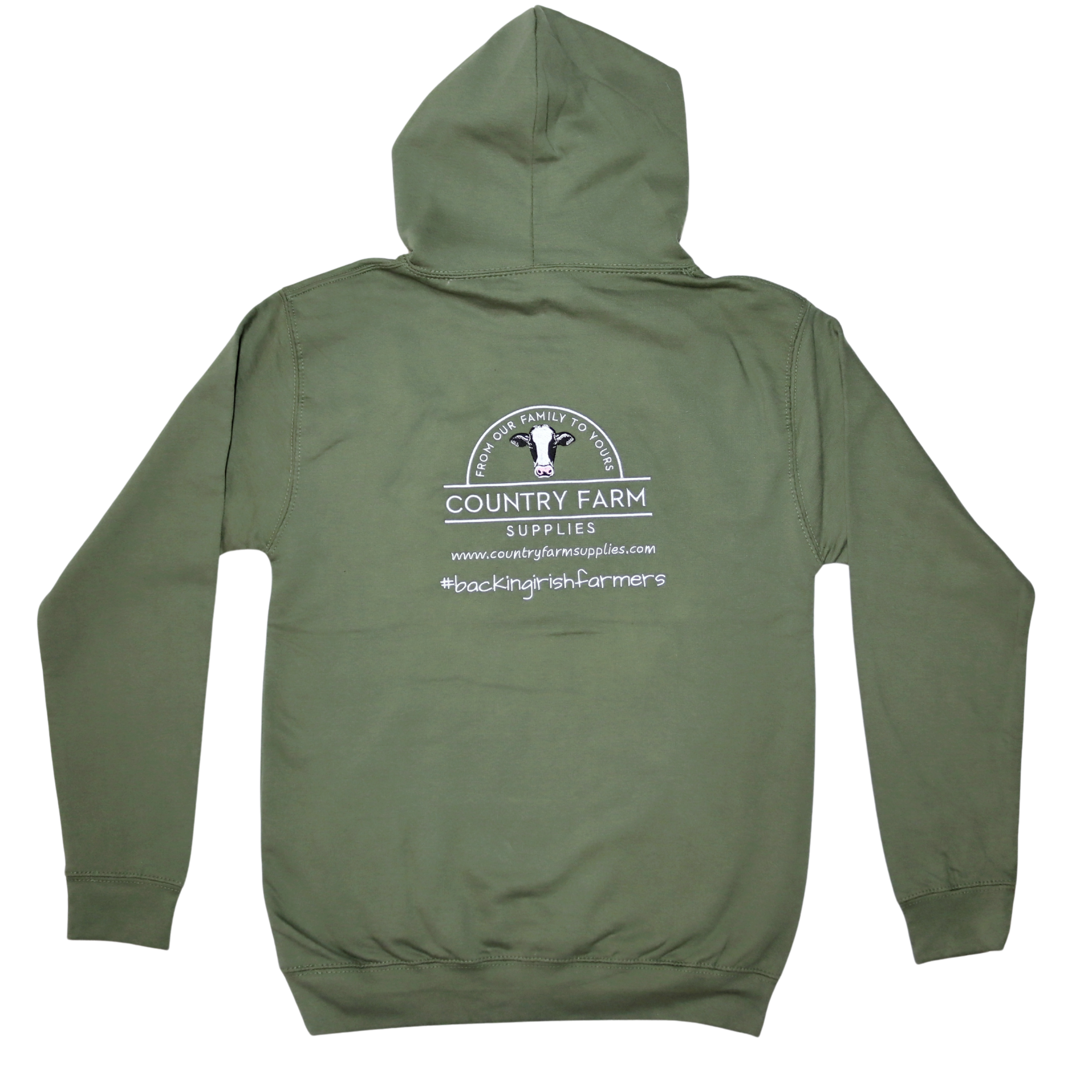 CFS Backing Irish Farmers Hoodie (Olive)