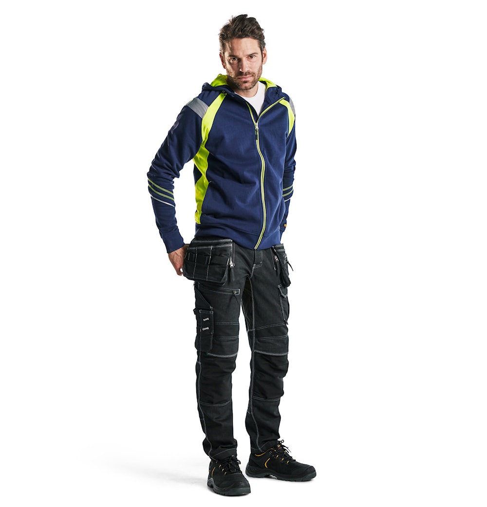 BLAKLADER 34331158 / HOODIE WITH FULL ZIP