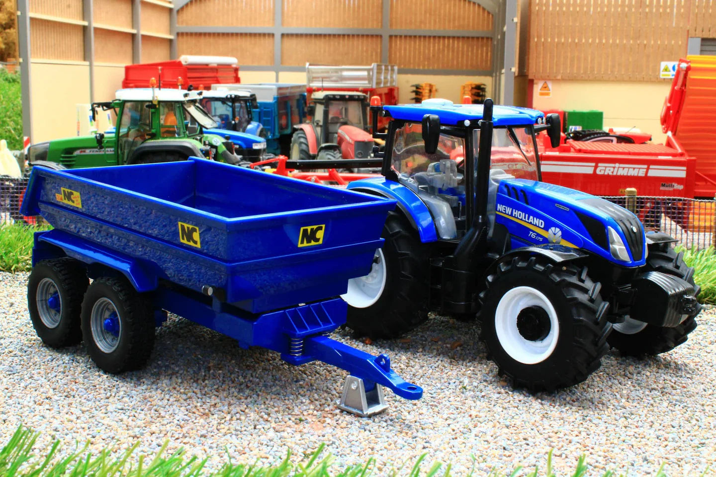 New Holland T6 + NC tilt trailer