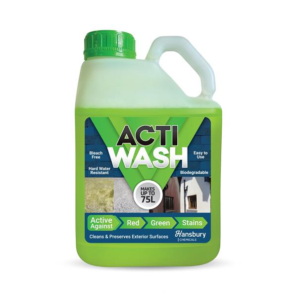 Actiwash Domestic 5L Biocidal Exterior Surface Cleaner - Chlorine Free