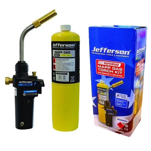 Jefferson Soldering & Brazing MAPP Gas Torch & Mapp Gas Kit