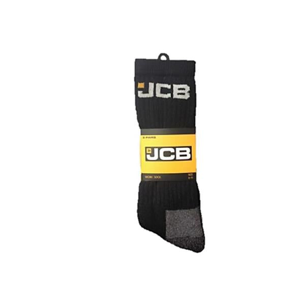Work Sock 3 Pack Black