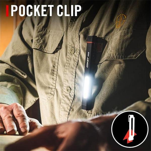 Coast Pm50r Rechargeable Dual Power Worklight In Display Box