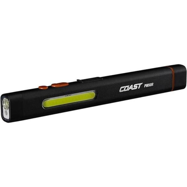 Coast Pm50r Rechargeable Dual Power Worklight In Display Box