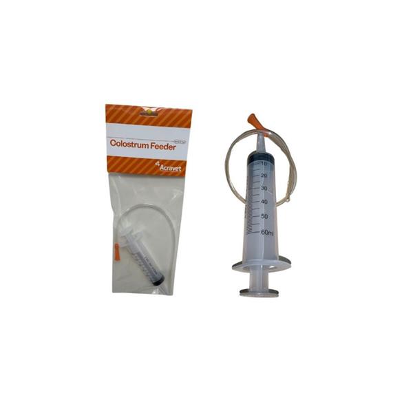 Colostrum Feeder (Syringe & Plastic Tube)