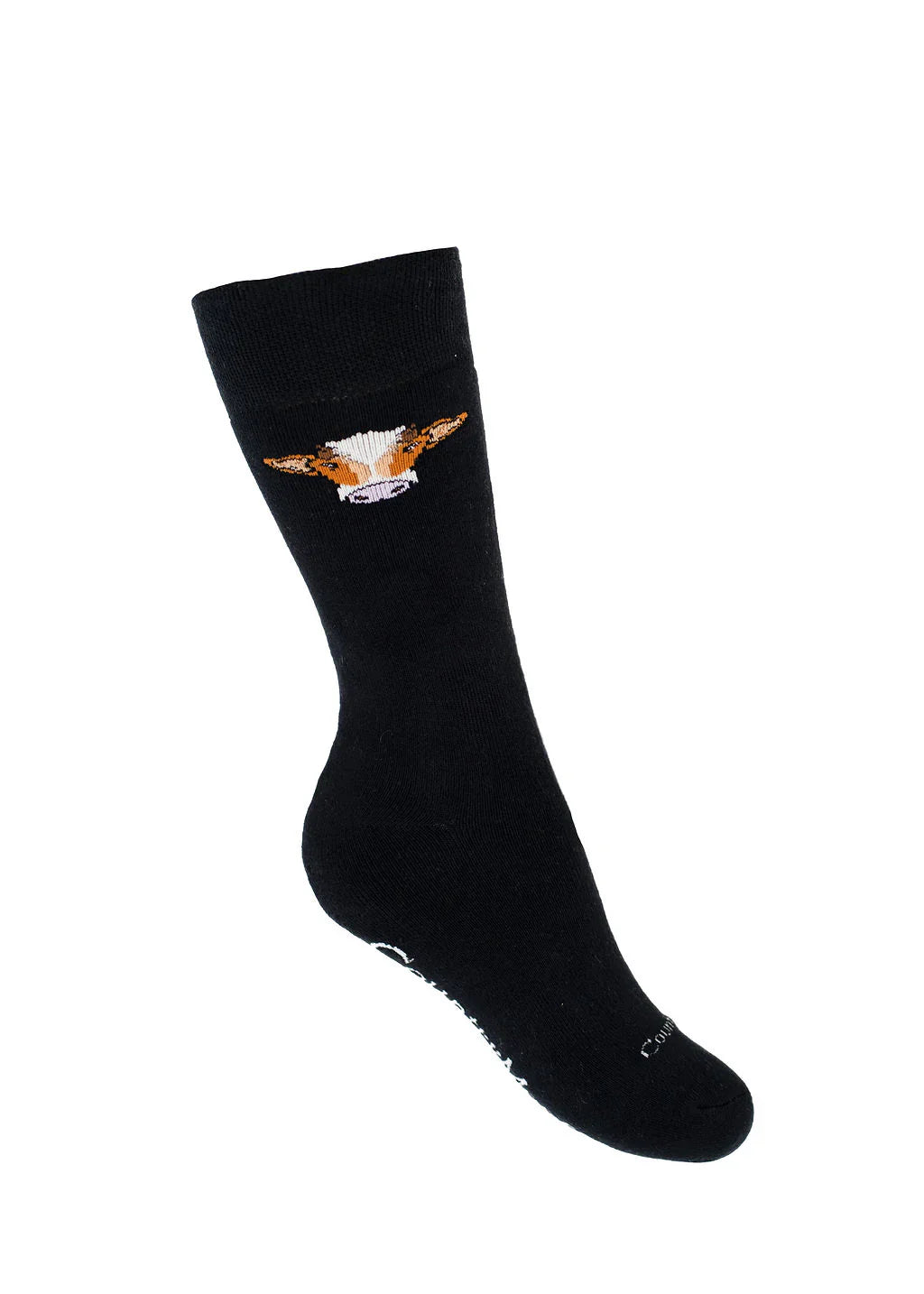 Black Thick Crew Socks