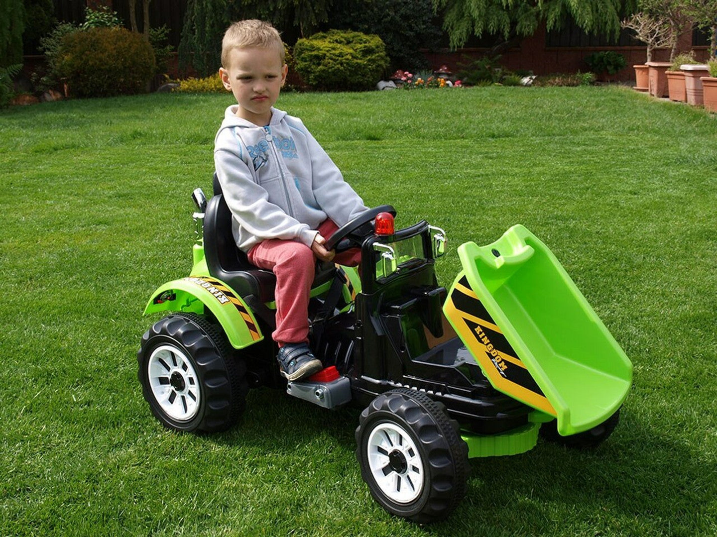KINGDOM- 12v Electric Dumper - Green