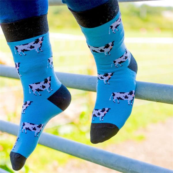 Dairy Cow Crew Socks