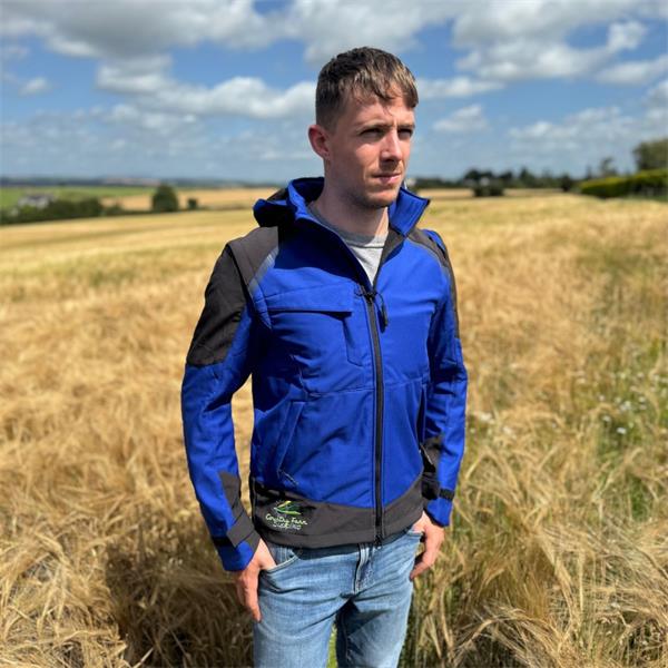 Cfs Unisex Adults 2-In-1 Blue/Black Softshell Coat/Gilet