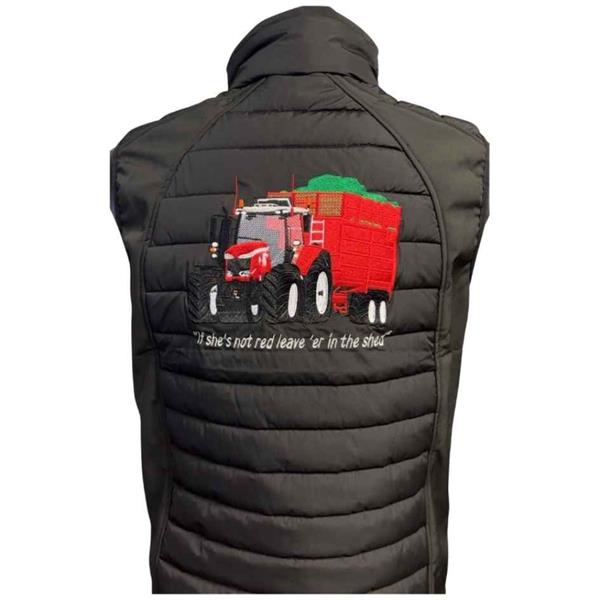 Adults Impact Hybrid Gilet €“ Red Tractor & Trailer