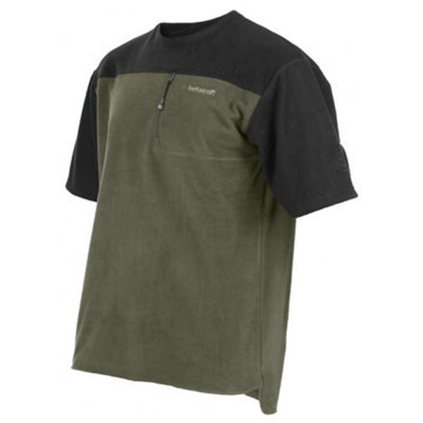 Quest Fleece Tee Shirt Olive/Black