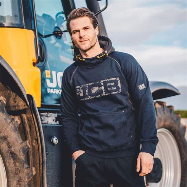 JCB Workwear Horton Hoodie Navy / Black