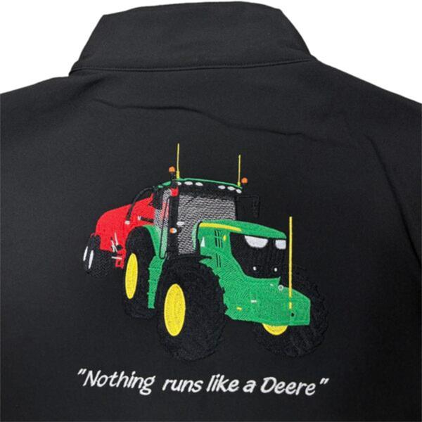 KIDS IMPACT SOFTSHELL JACKET GREEN TRACTOR