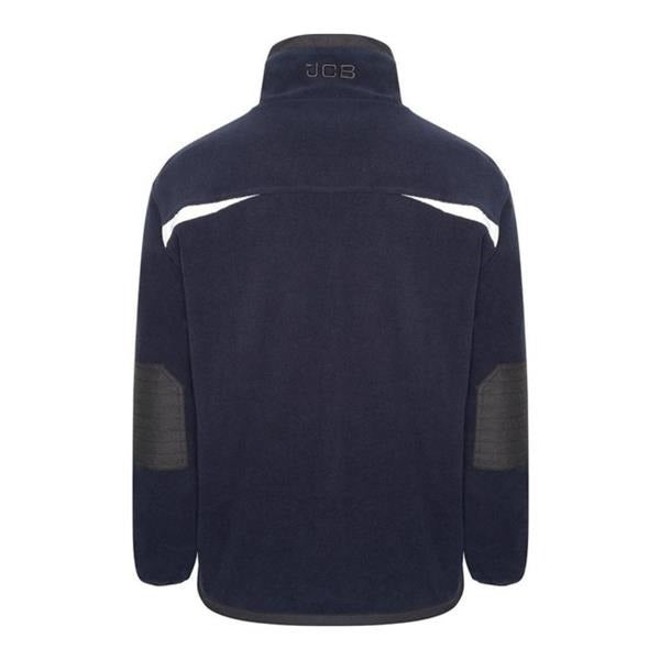 JCB Workwear Trade Heavyweight 1/4 Zip Tech Fleece, Navy Blue