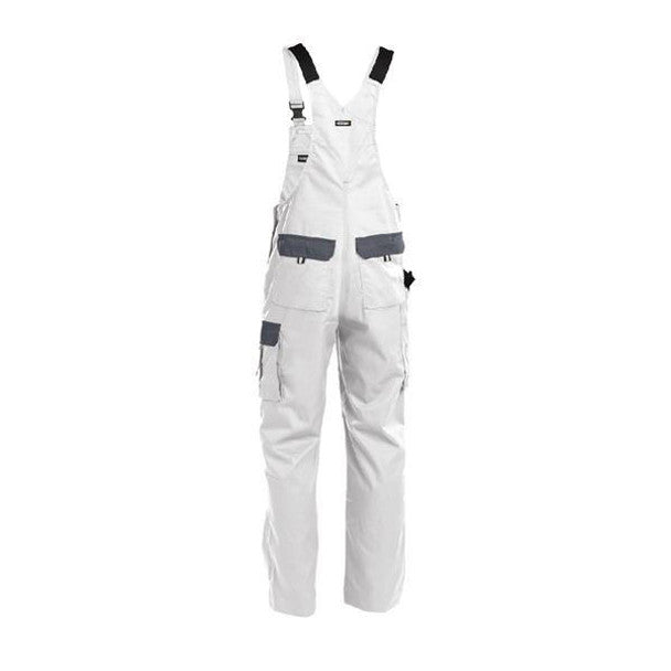 DASSY Versailles Two-Tone Brace Overall White