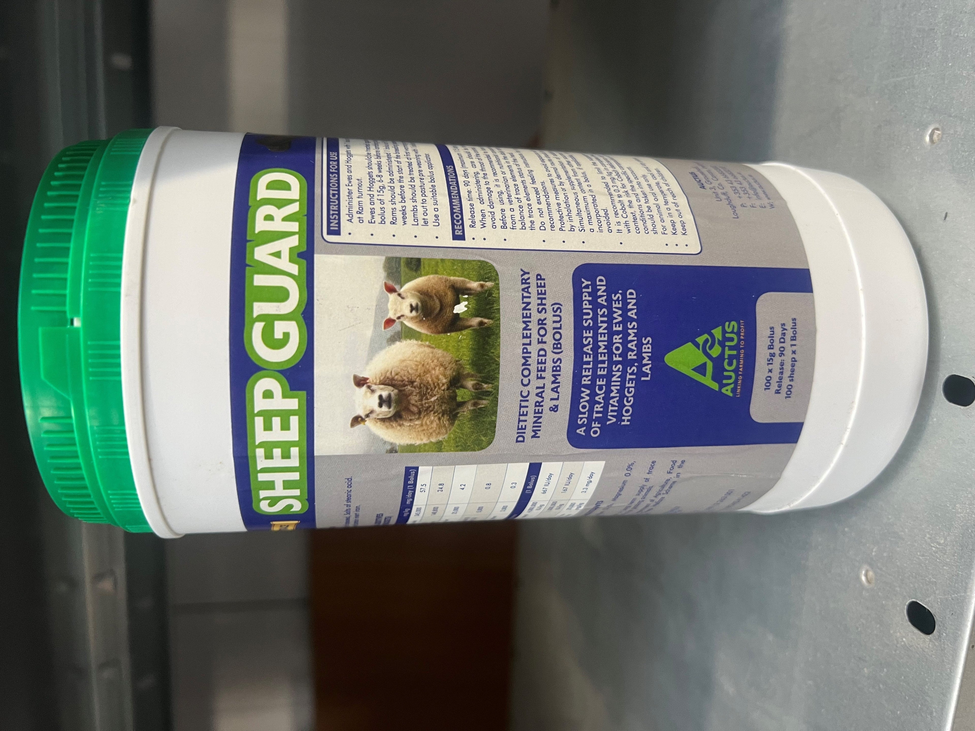 Nutritrace Sheep Guard 15g Bolus (100 / tub)