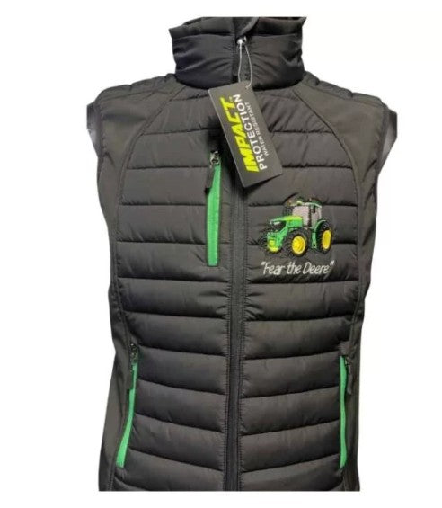 KIDS IMPACT HYBRID GIILET Green TRACTOR & TANKER