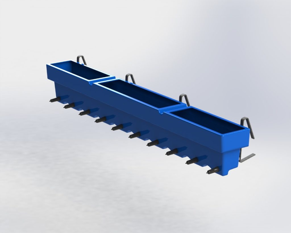 Stockman 10-Teat non compartment Calf Feeder