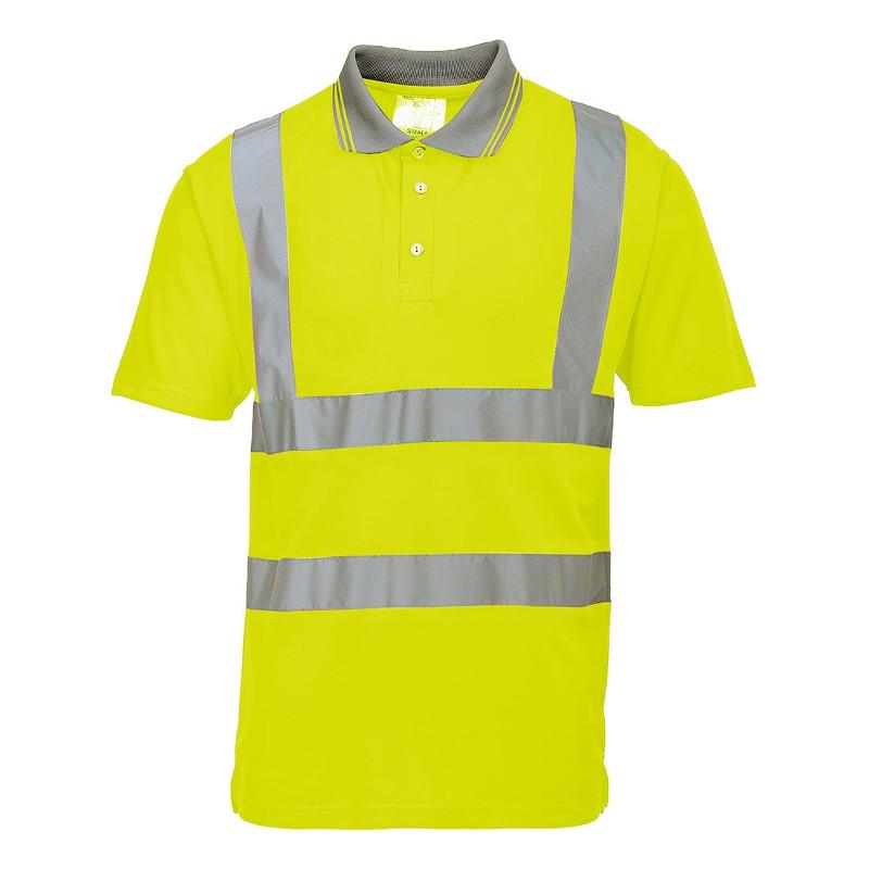 PORTWEST HI-VIZ POLO SHIRT