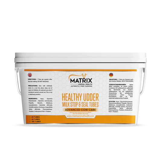 Matrix Healthy Udder Tubes - Milk Stop and Seal (40 Tubes)