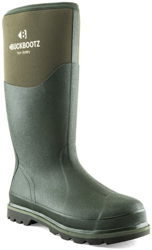 Non-Safety Green Neoprene/Rubber Wellington Boot