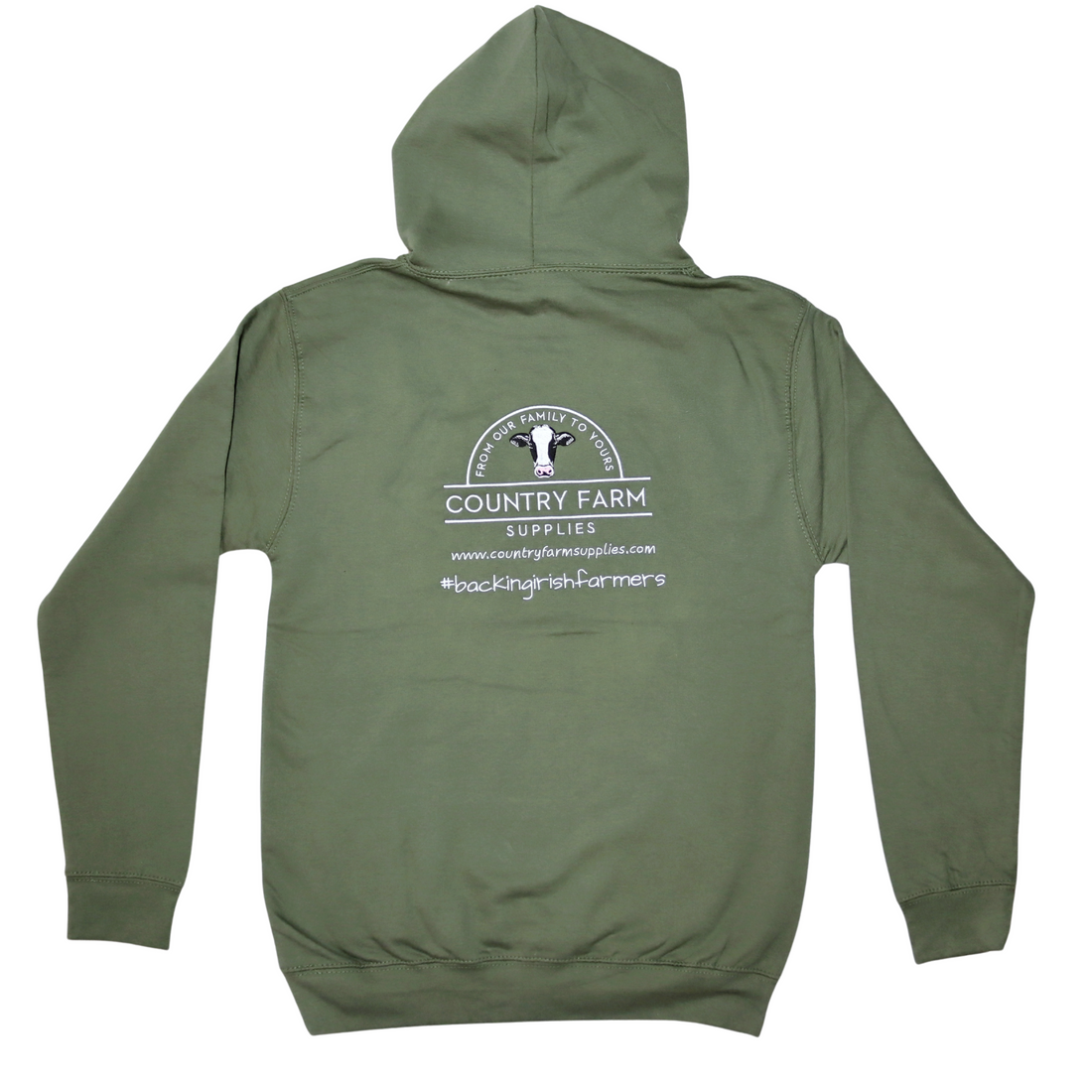 CFS Backing Irish Farmers Hoodie (Olive)