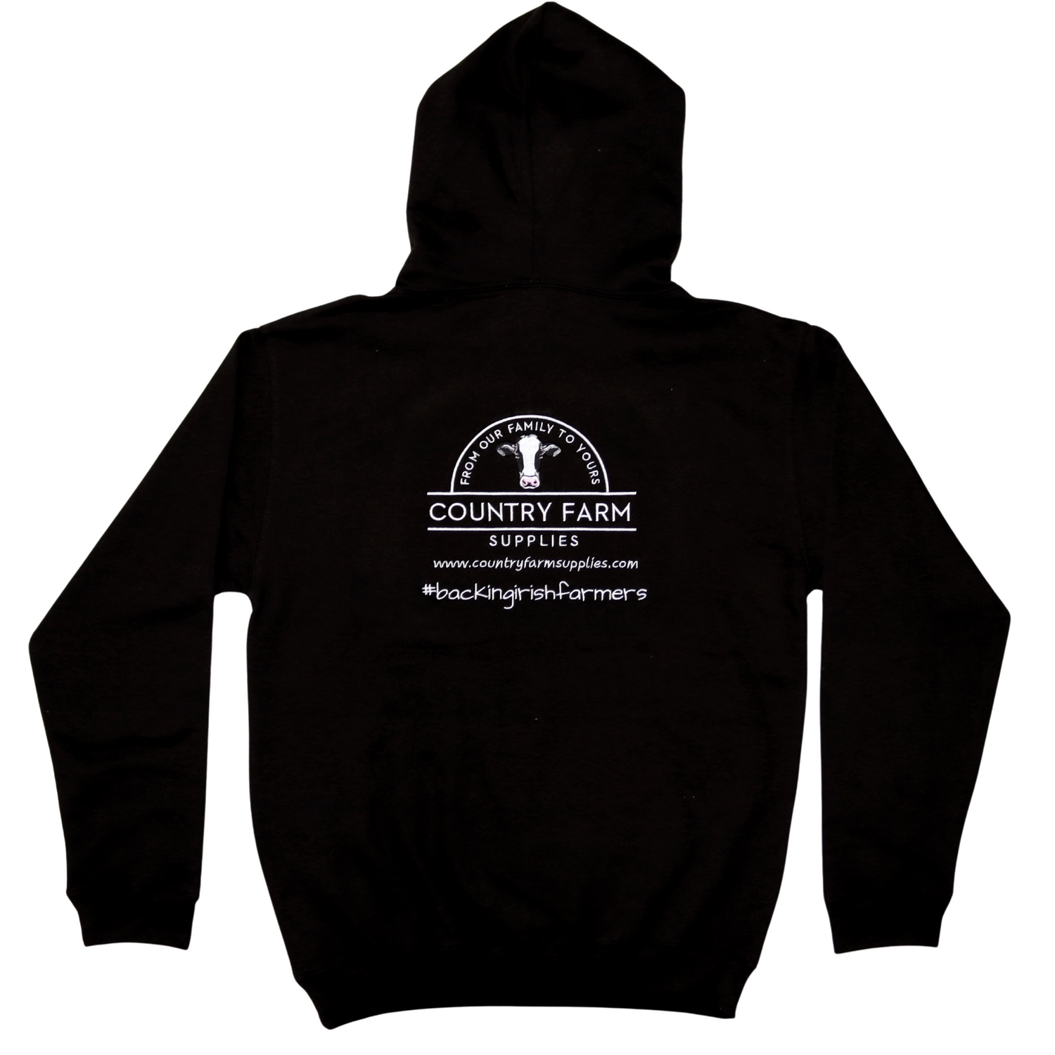 CFS Backing Irish Farmers Hoodie (KIDS-BLACK)