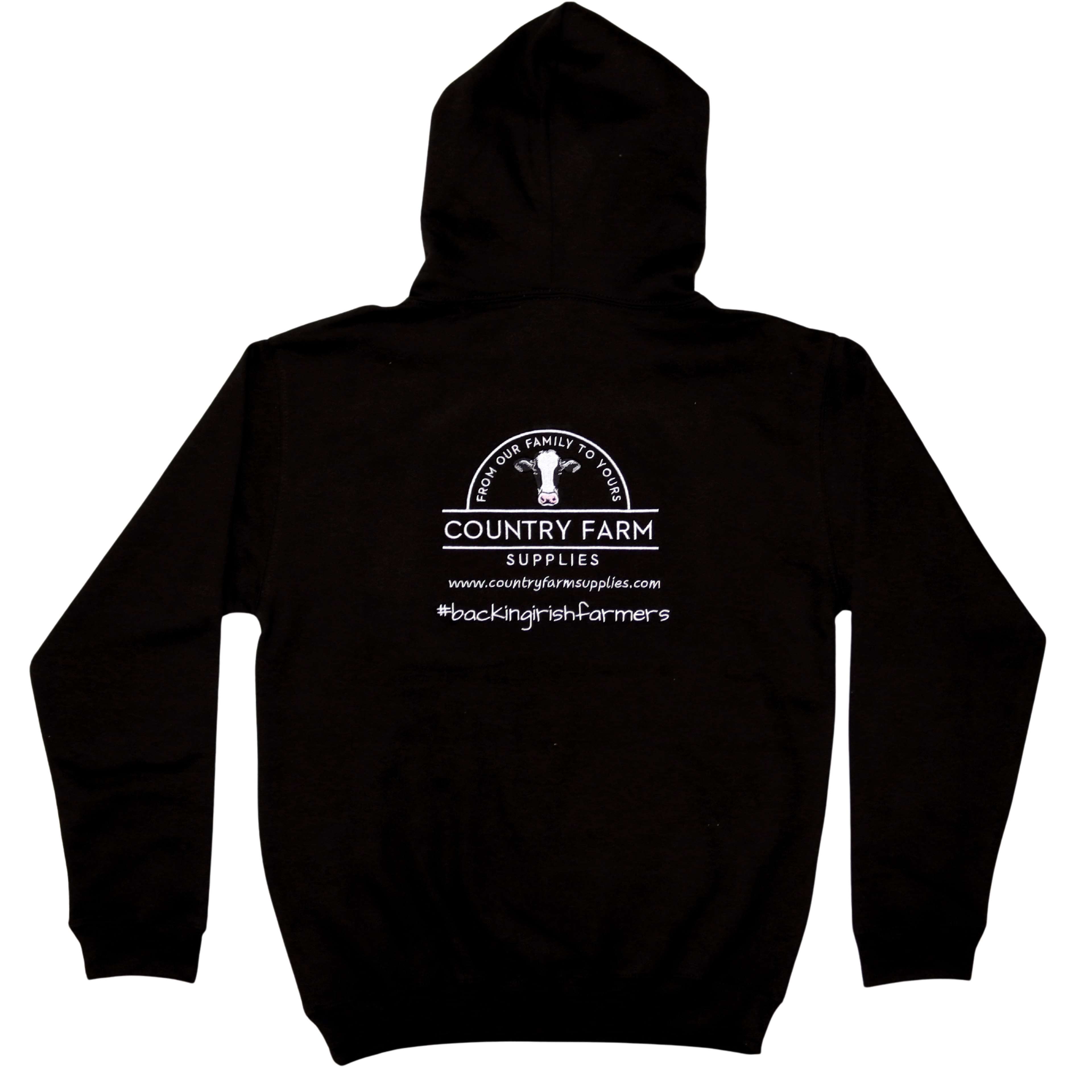 CFS Backing Irish Farmers Hoodie (KIDS-BLACK)