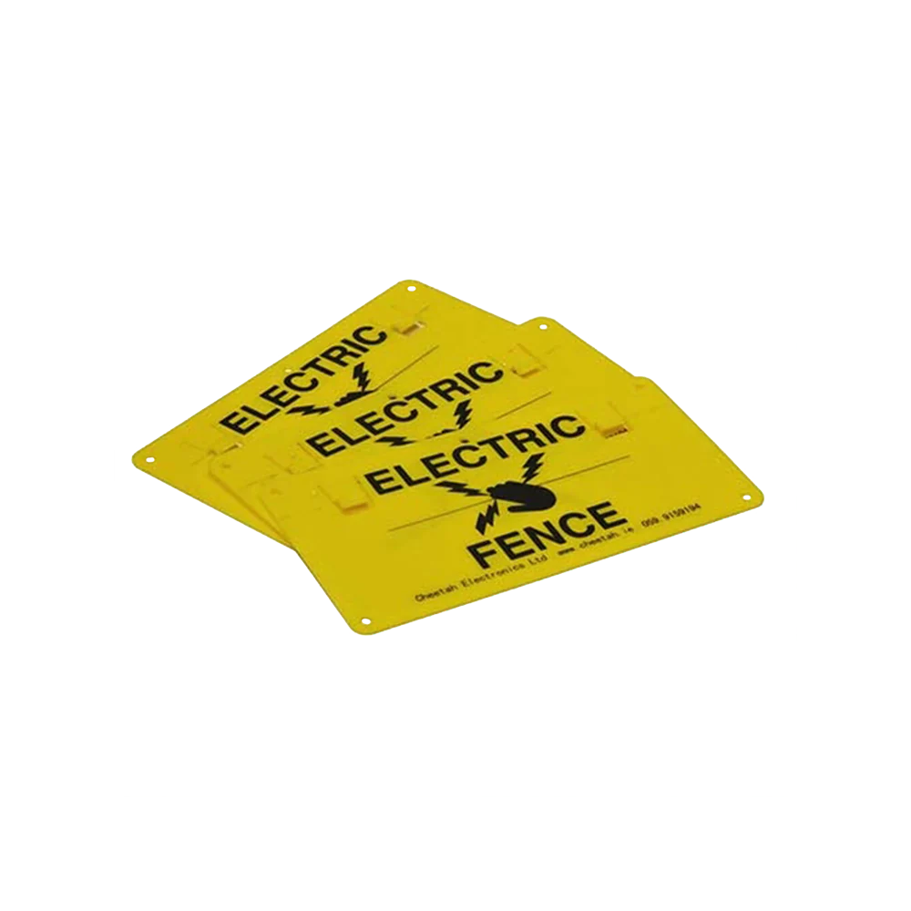 Cheetah Warning Signs (5 pcs)