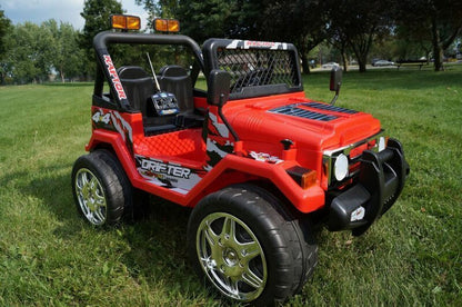 Drifter Raptor Powerful 12V Electric Ride on Jeep (Red)