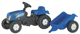 Pedal tractor with trailer, New Holland Rolly Toys