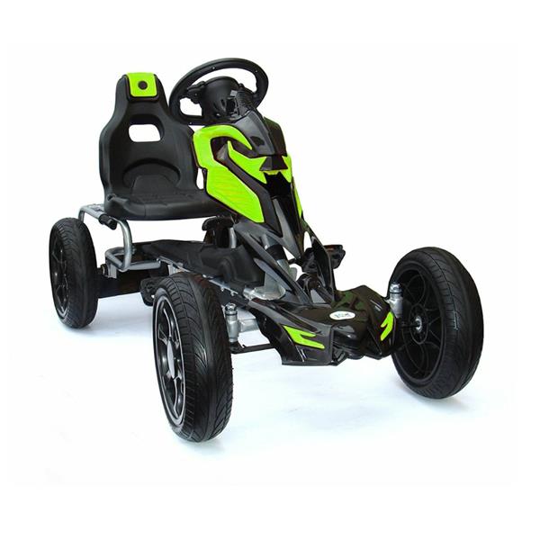 Thunder Eva Rubber Go Kart Green