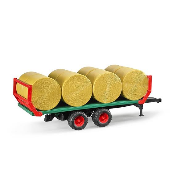 Bruder Roundbale trailer with 8 bales