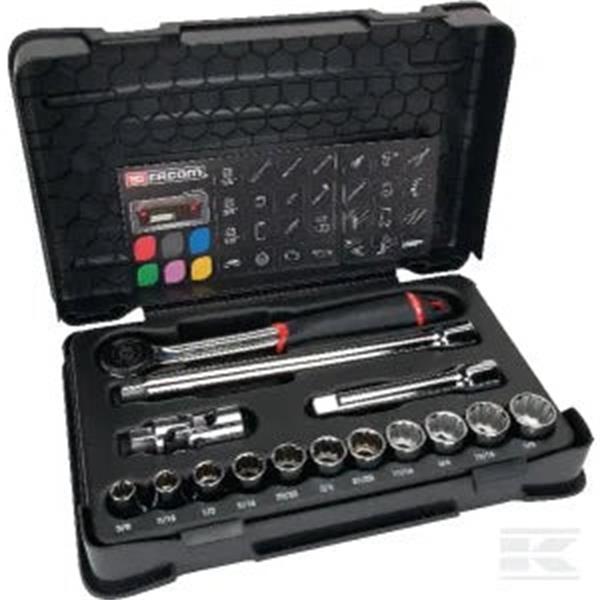 Socket set 1/2&quot; 12 pc.