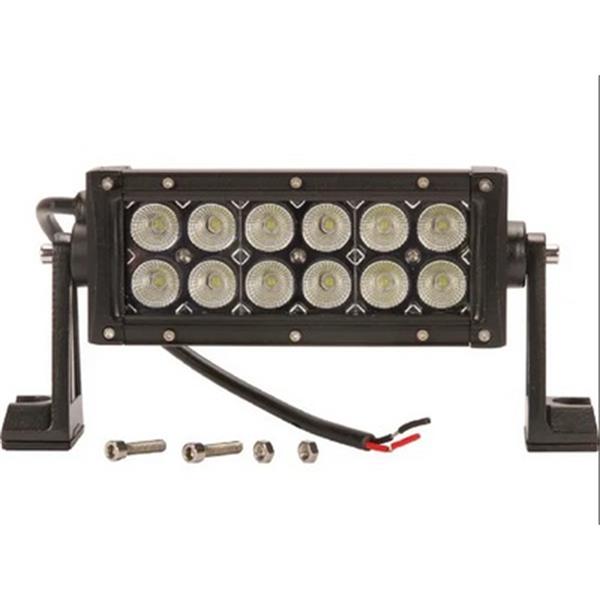 KKramp Work Light Bar Led, 36W, 3060Lm, 12/24V, White, 198.6X79.5Mm, Cable, Flood, 12 Led&