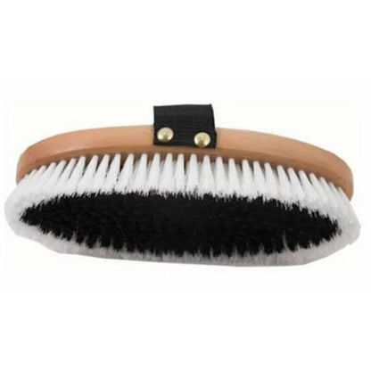 BODY BRUSH VARNISHED WOODEN BACK