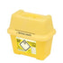 2L YELLOW BIO HAZARD BLADE SYRINGE NEEDLE CLINICAL LABELLED WASTE SHARPS BOX BINS
