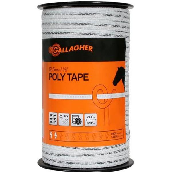Gallagher Poly Tape 12.5mm 200m G62304
