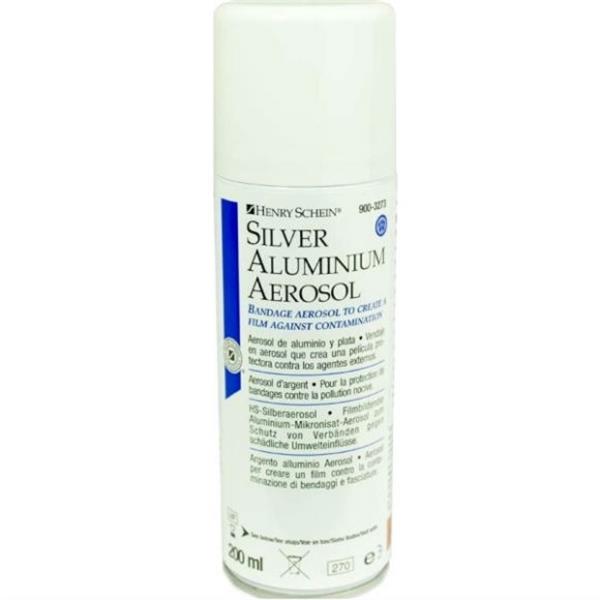 Silver Aluminium Aerosol