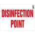 Disinfectant Point Farm Sign