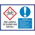 Danger Slurry Gases Dpt Approved Sign