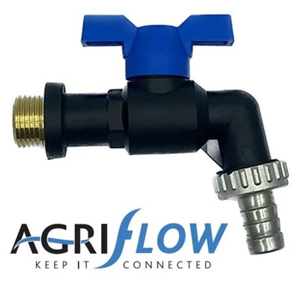 Agriflow Artic Plastic Bibcock 1/2&quot;