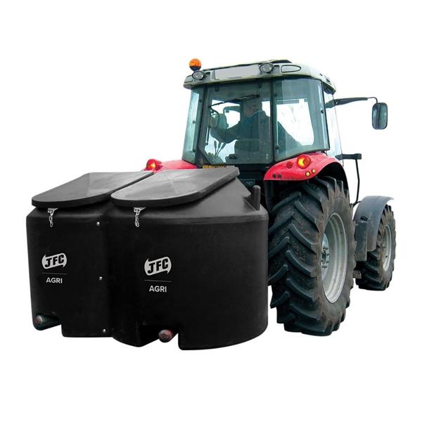 JFC Portable Twin Meal Bin 1-Tonne CMB002