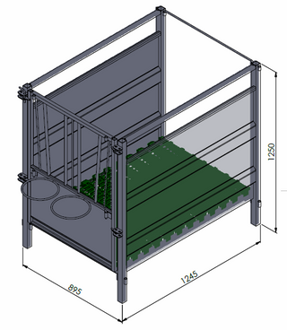 INDIVIDUAL CALF PEN