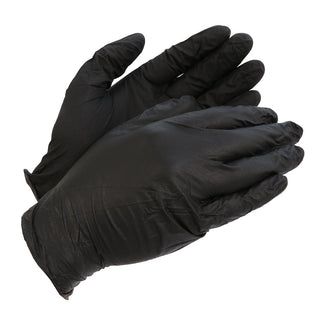 NITRILE BLACK GLOVES (LIGHT)