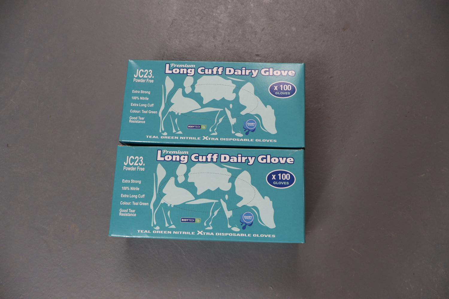 Bodytech Disposable Cuff Nitrile Gloves JC23 100 Per Box