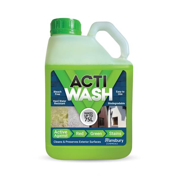 Actiwash Domestic 5L Biocidal Exterior Surface Cleaner - Chlorine Free