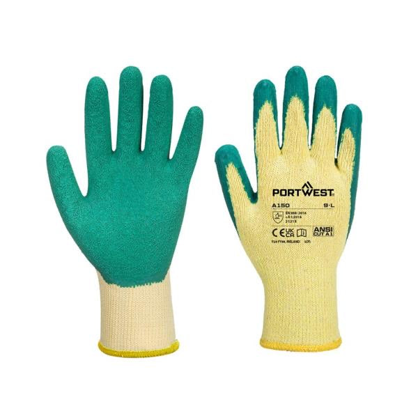 A150 Classic Grip Glove - Latex Green