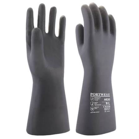 Neoprene Chemical Gauntlet - Black