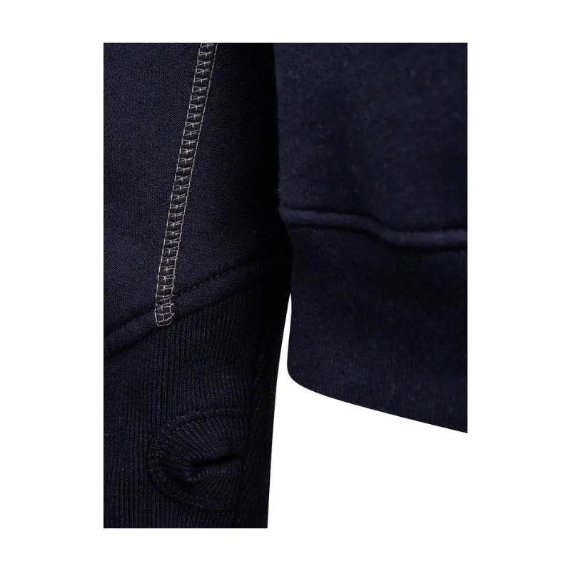 JCB Workwear Horton Hoodie - Classic Workwear Pullover for Trades and Contractors Navy/Black